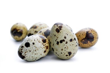 Bıldırcın yumurta izole.