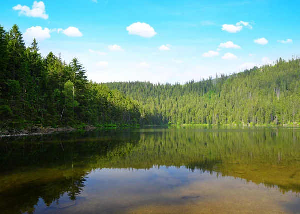 Devil`s Lake in Czech Republic. — Stock Photo, Image