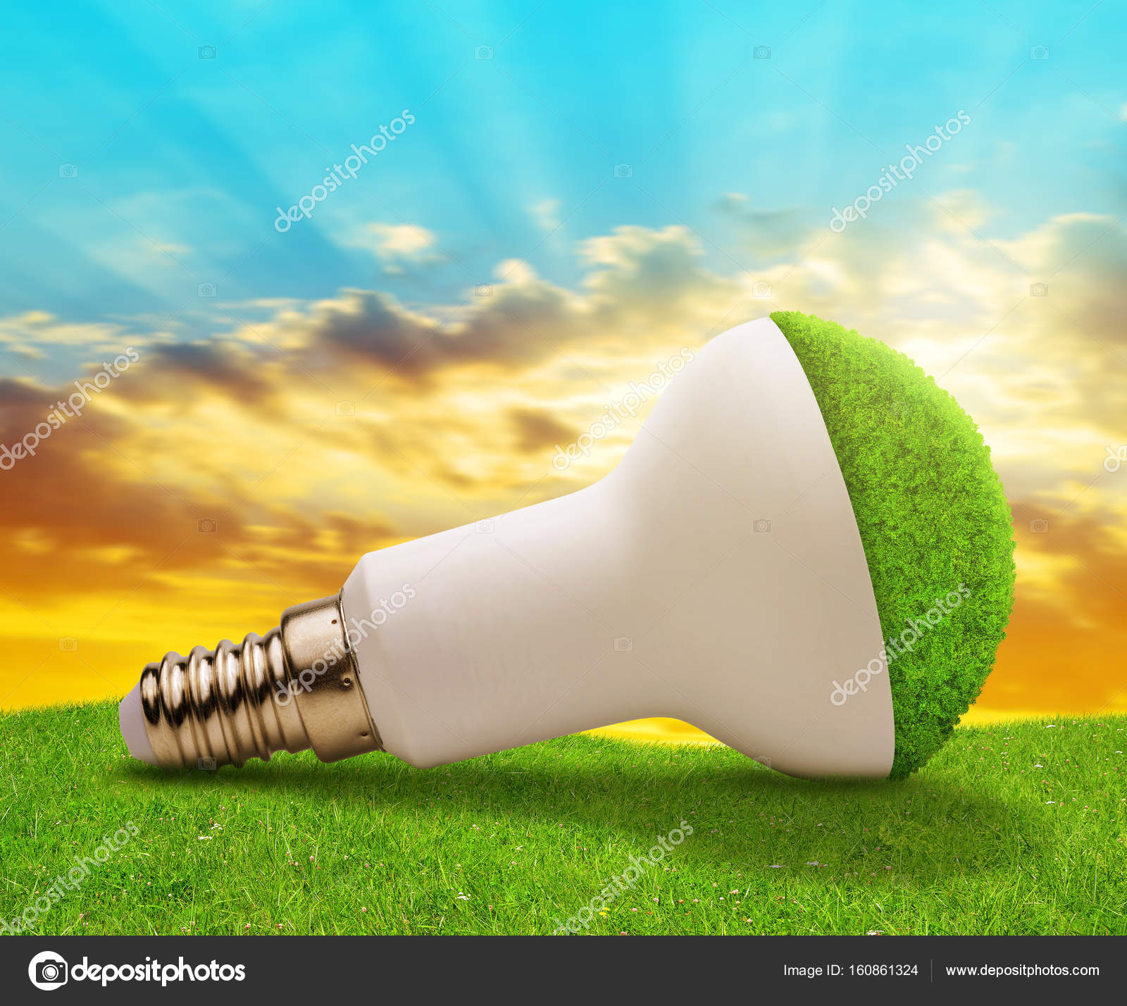 Eco Du Soleil— En Au Ampoule Coucher Photographie Vencav Led Herbe TK13lJcF