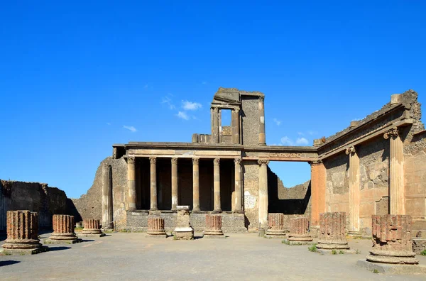 Oude stad van Pompeii, Italië. — Stockfoto