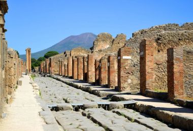 Antik kenti Pompei, İtalya.