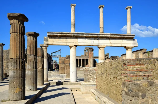 Oude stad van Pompeii, Italië. — Stockfoto