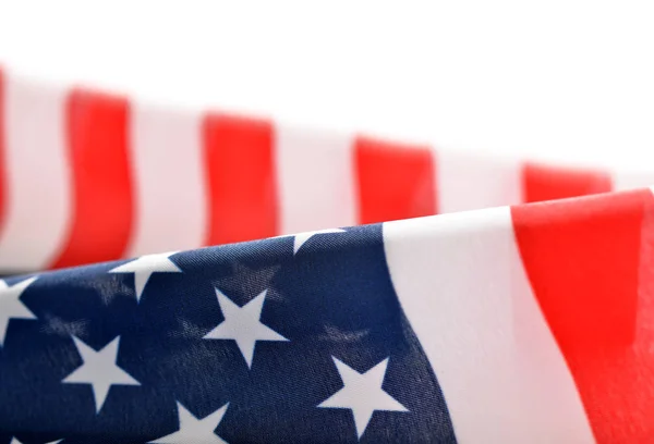 Nahaufnahme der amerikanischen Flagge — Stockfoto