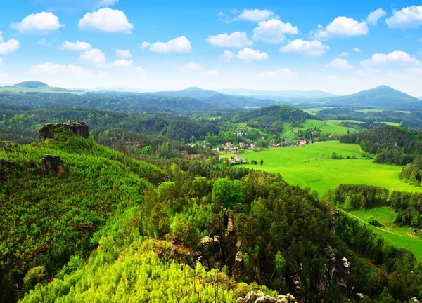 Boheems Zwitserland in Tsjechië. — Stockfoto