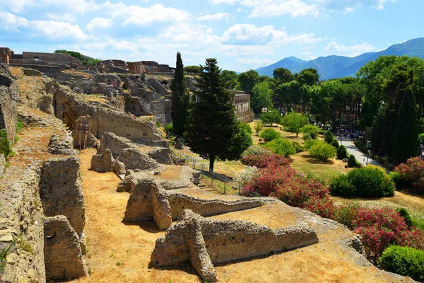 Cidade antiga de Pompeia, Itália . — Fotografia de Stock