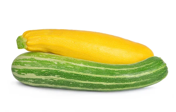Fresh green and yellow zucchini — Stock Photo, Image
