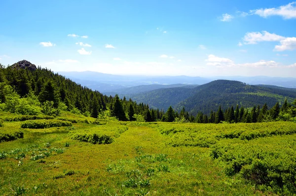 Top van berg Grosser Arber, Duitsland. — Stockfoto