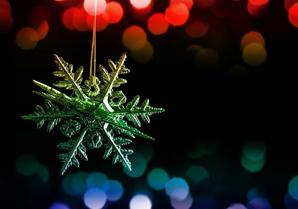 Karácsonyi dekoráció-alakú hópehely. — Stock Fotó
