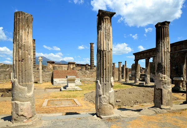 Oude stad van Pompeii, Italië. — Stockfoto