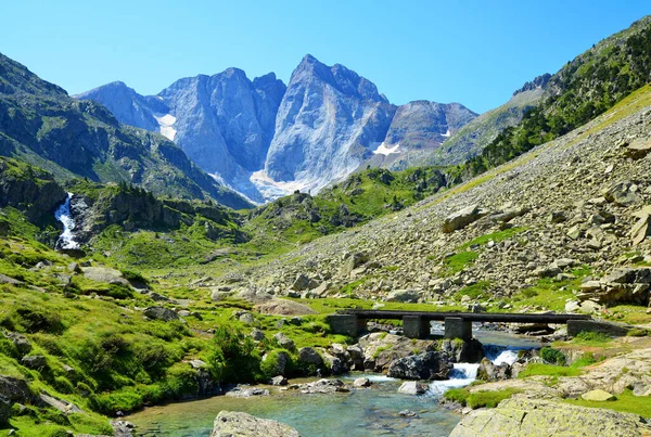 Vignemale Górskim Parku Narodowym Pyrenees Occitanie Południowej Francji — Zdjęcie stockowe