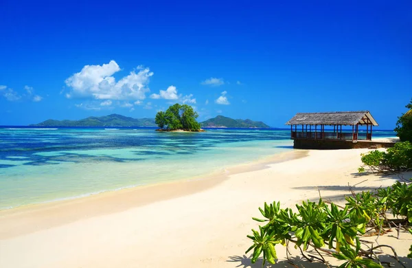 Anse Union Strand Digue Island Seychelles Szigetek — Stock Fotó