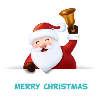 Noel Baba 'yla Noel kartı.