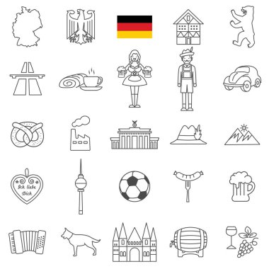 Almanya Icons set