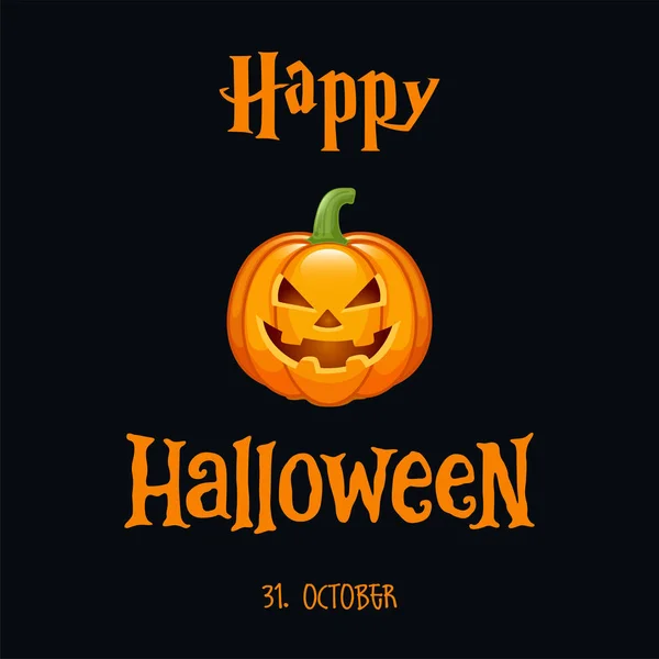Boldog Halloween háttér. Vektoros illusztráció — Stock Vector