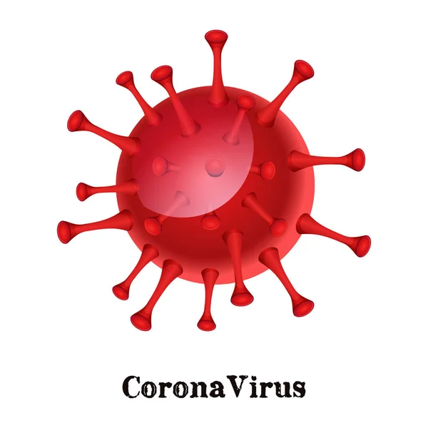 Röda Virusceller Virus Infekterade Organismer Virussjukdom Epidemi Corona Influensavirus Immunologi — Stock vektor