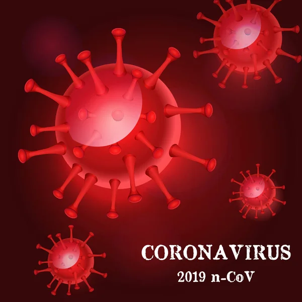 Des Globules Rouges Virus Dans Organisme Infecté Épidémie Maladie Virale — Image vectorielle