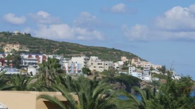 Görünüm güneşli Girit Adası