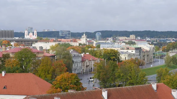 З висоти, місто Вільнюс — стокове фото