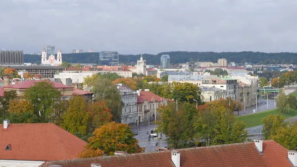 Şehir Vilnius bir yükseklikten