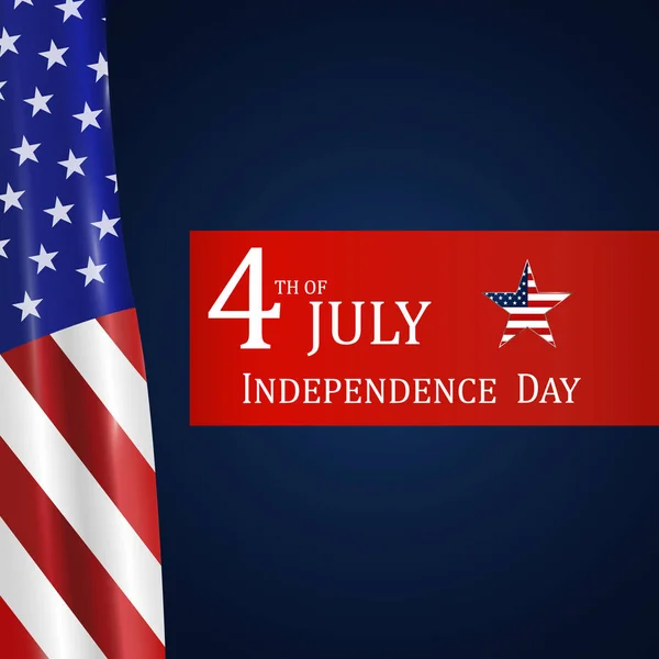 미국의 독립 기념일 — 스톡 벡터