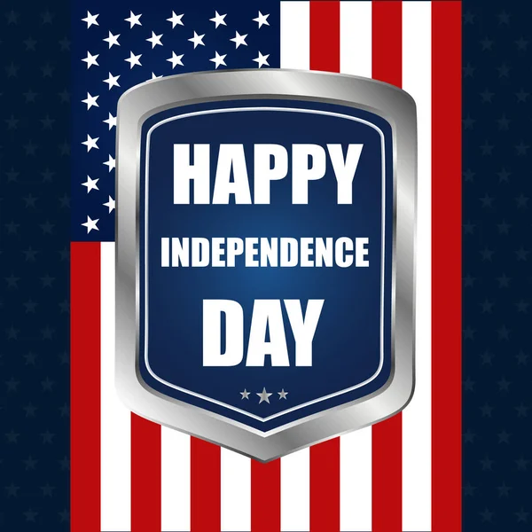 Jour de l'indépendance des États-Unis — Image vectorielle