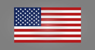 Amerikan bayrağı. ABD