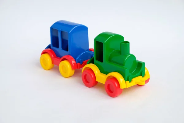 Toy train isolated on the white background — Stock Photo, Image