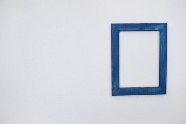 kompozisyon duvar kavramı, kopya alanı olarak boş ahşap çerçeve