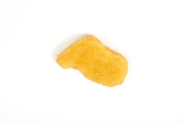 Nuggets de frango isolado em fundo branco — Fotografia de Stock