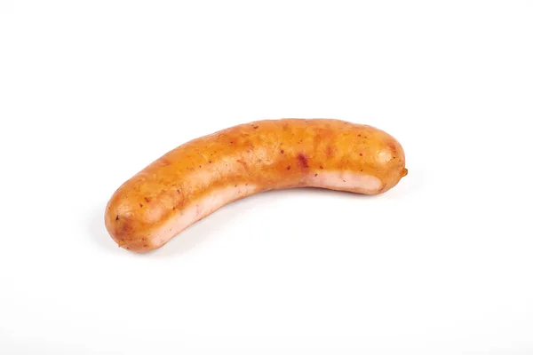 Grilled sausages isolated on a white background — Stock Photo, Image