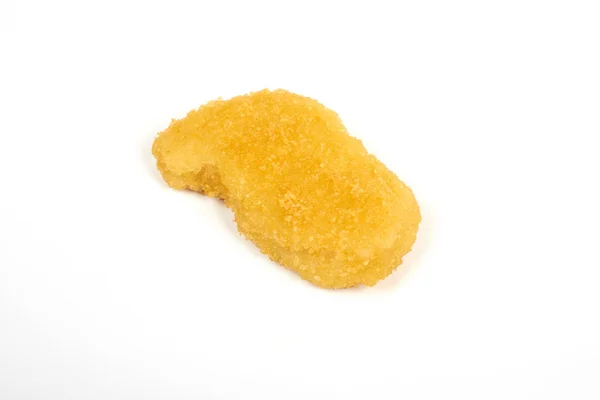 Chicken Nuggets auf weißem Hintergrund isoliert — Stockfoto