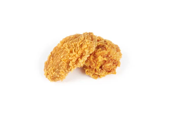 Fried chicken isolated on the white background — Stock Photo, Image