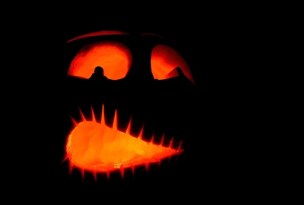 Shining halloween pumpkin — Stock Photo, Image