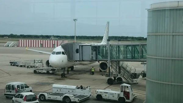 Embarque en avión — Foto de Stock