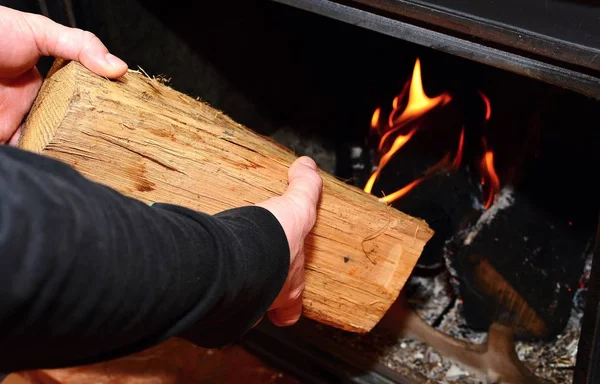 Calefacción de la chimenea — Foto de Stock