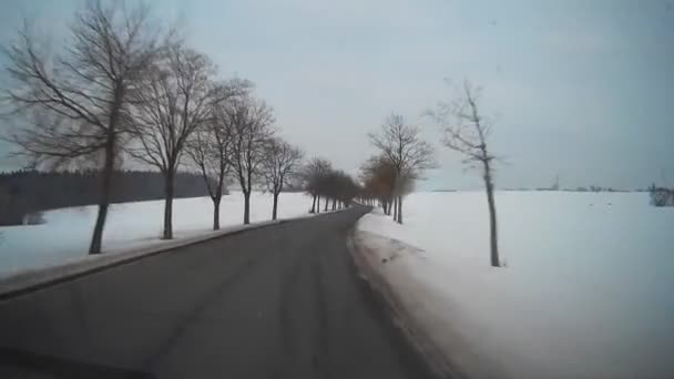 Conducir por carretera rural POV — Vídeos de Stock