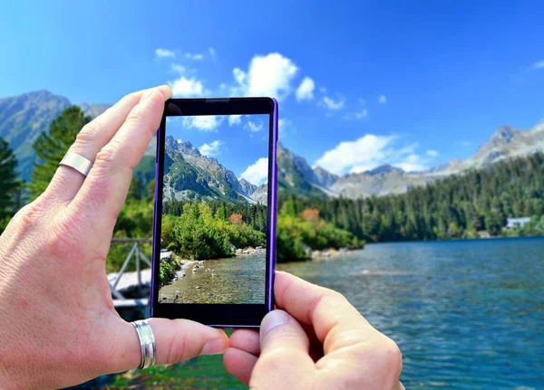 Tiro montañas de alta Tatra — Foto de Stock