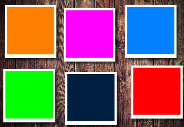 Colorful picture frames — Stock Photo, Image