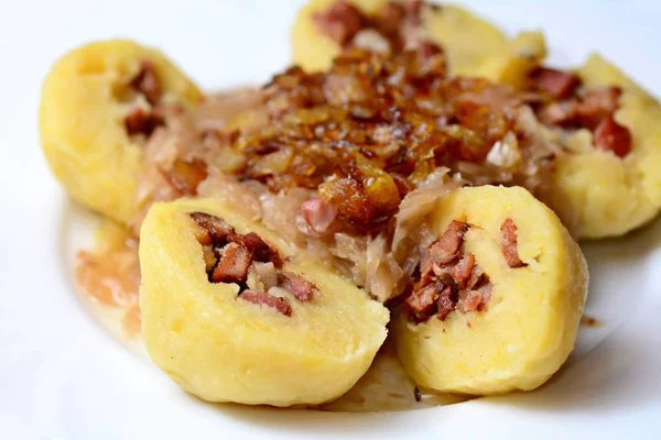 Gnocchi ripieni di carne — Foto Stock