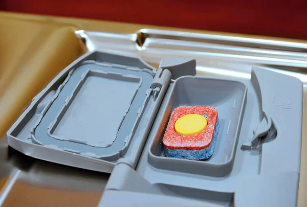 Tablet in a dishwasher — Stock Photo, Image