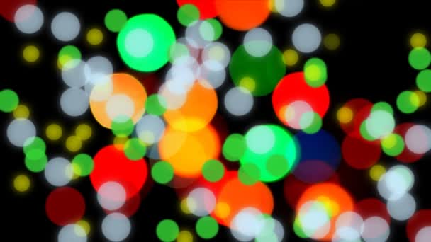 Glitzernde Bokeh-Lichter — Stockvideo