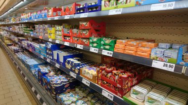 Lidl süpermarket iç