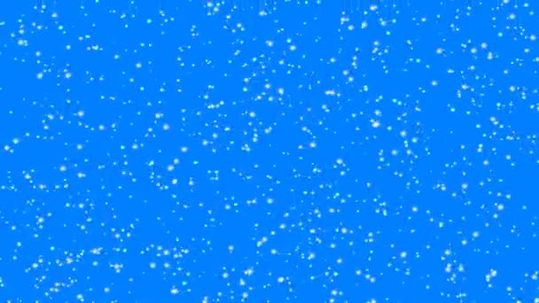 Schneefall-Animation — Stockvideo