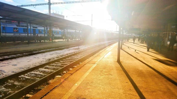 Brno tren istasyonu — Stok fotoğraf