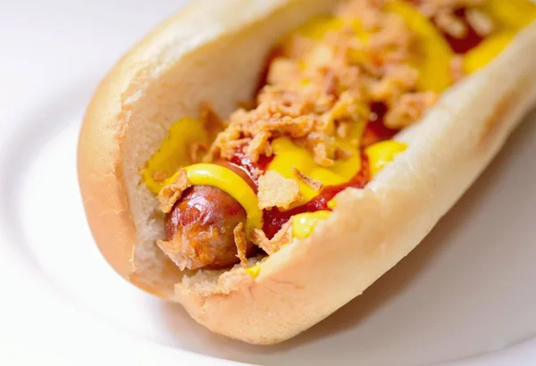 Hot dog closeup — Stock Photo, Image