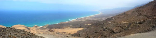 Vista aérea da praia Cofete, Fuerteventura — Fotografia de Stock
