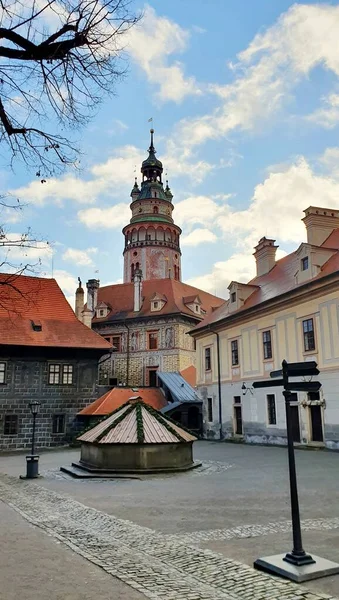 Castelo de cesky krumlov — Fotografia de Stock