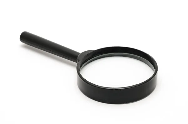 Optical Magnifying Glass White Background — Stock Photo, Image