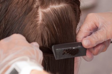 Keratin saç düzleştirme evde