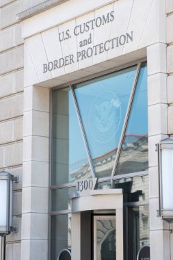 ABD Gümrük ve sınır koruma bina Washington, Aydın - 14 Nisan: görünümünü üzerinde 14 Nisan 2017